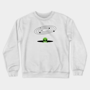 Minimal art with Alien Invasion Crewneck Sweatshirt